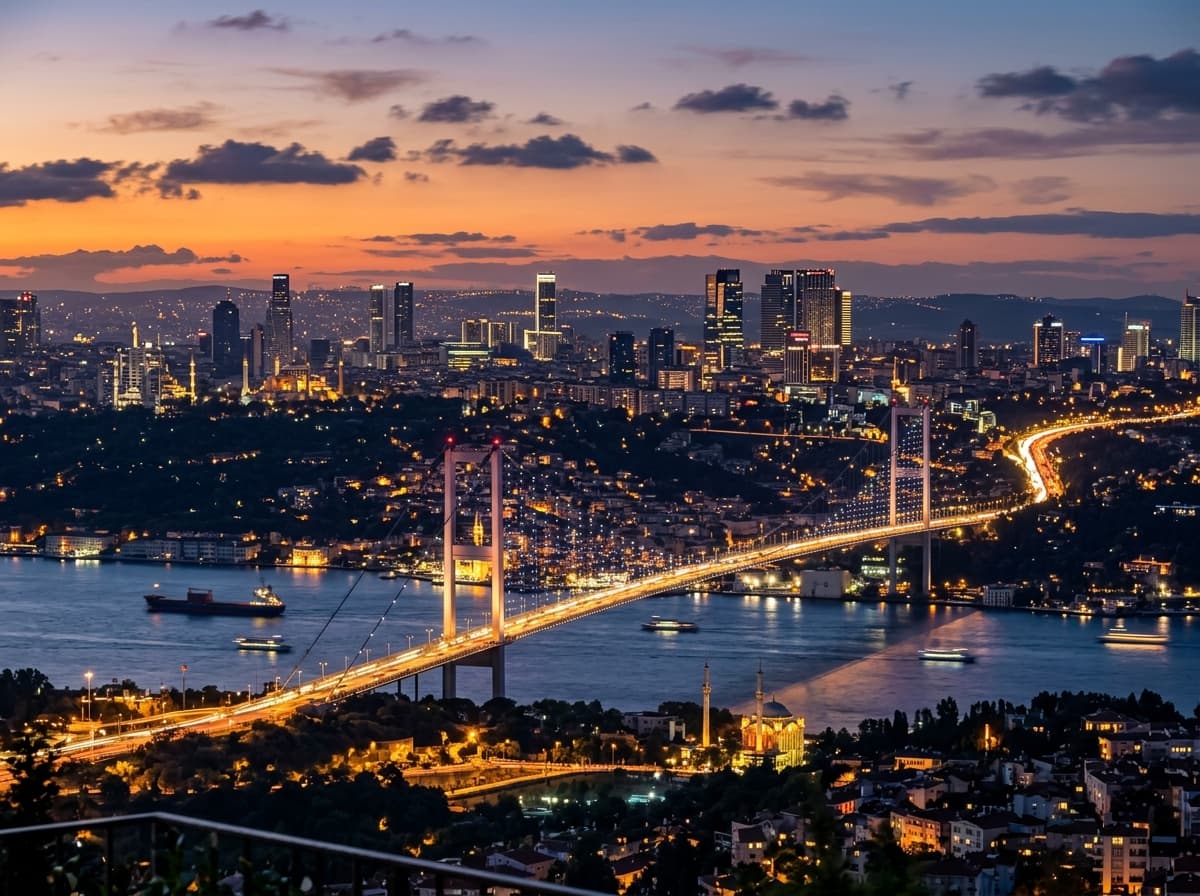 Istanbul City Skyline